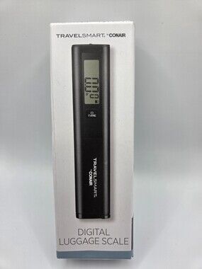 Travel Smart by Conair Compact Digital Luggage Scale 110lbs Max Lbs  NEW